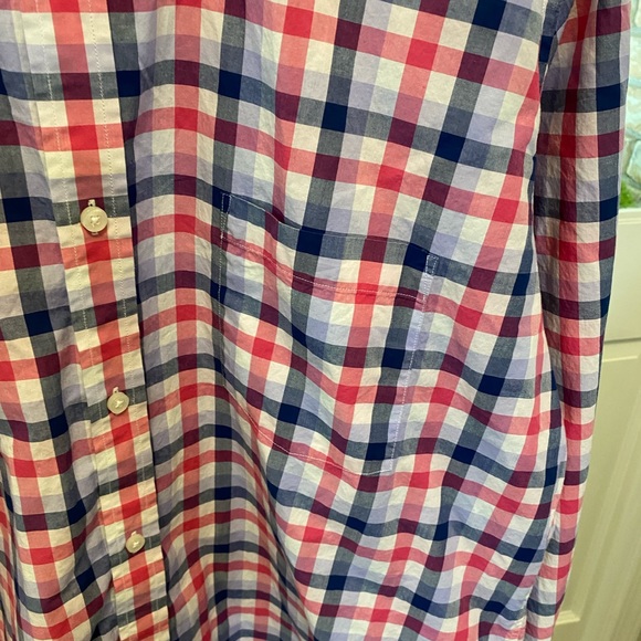 TAILORBYRD Gingham Micro Plaid Button Down Shirt LS XL - Picture 4 of 7